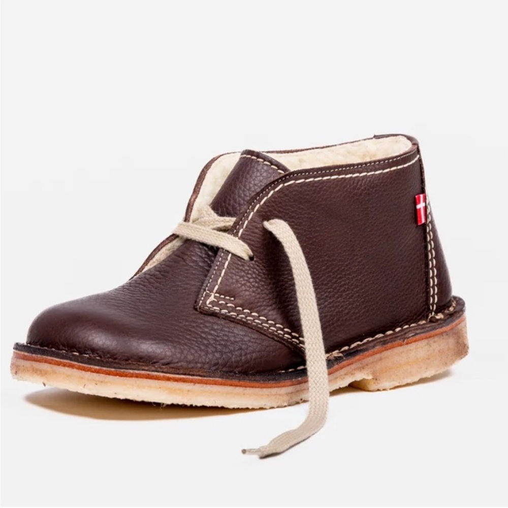 Duckfeet Grena Wool lined leather boots for wide feet Size 41 US size 10